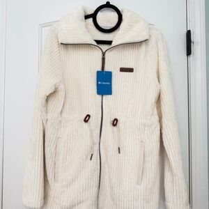 Columbia Off-White Fleece Jacket